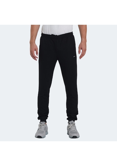 Slazenger RICHA Erkek Cepli Dar Paça Siyah Eşofman Altı