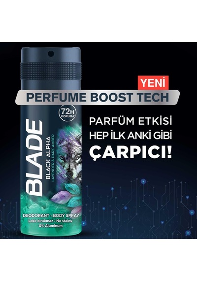 Hero Selection Black Alpha Deodorant, 150 Ml