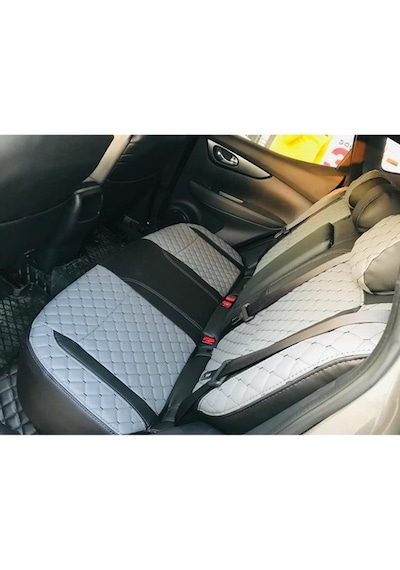 Nissan Qashqai Araca Özel Deri Oto Koltuk Kılıfı (500574247)