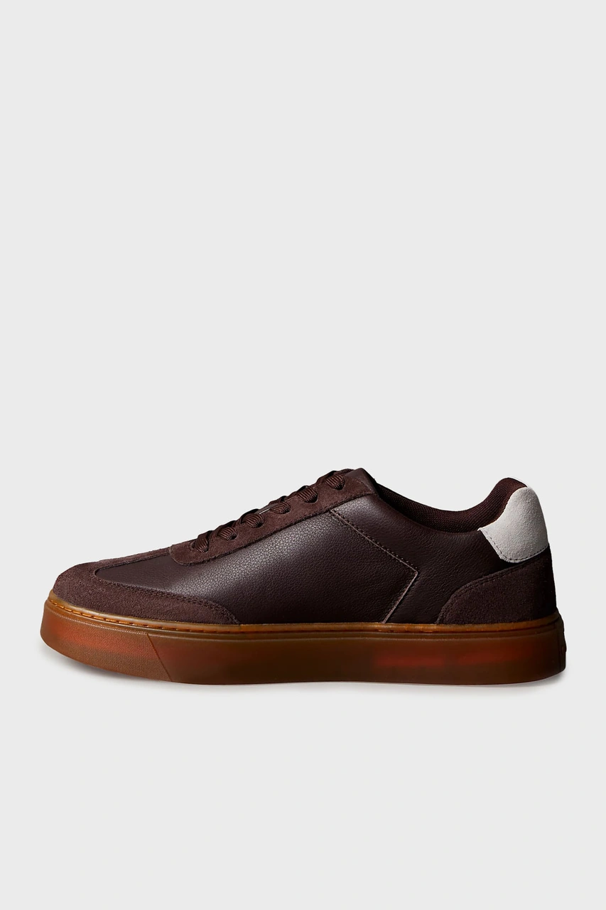 Calvin Klein Classıc Cupsole Laceup Wt Bordo Erkek Sneaker 000000000102265713 Bordo