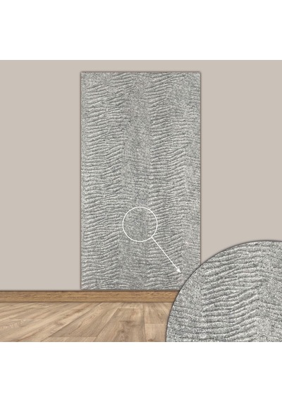 Tink 3d Kendinden Yapışkanlı Akustik Keçe Panel Duvar Kağıdı Desenli 52x98 Cm 2 Adet 1 M² Gri