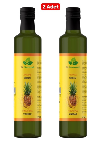 2 Adet Ananas Sirkesi Doğal Fermantasyon Sirke 250 Ml