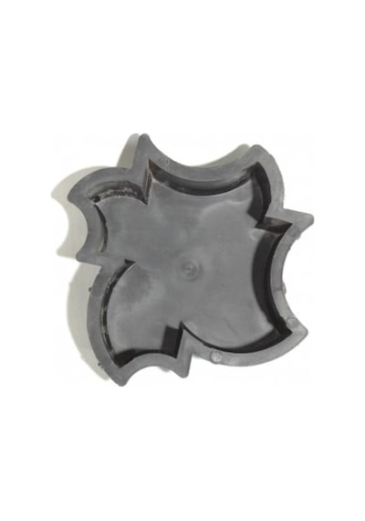 Plastik Parke Taşı Kalıbı Tekli Tango 6 Cm (10 Adet)