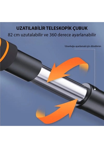 Ally St-3911 Uzatılabilir Araç Camı İçin Kar Fırçası Ve Buz Kazı