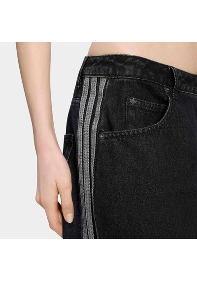 Adidas Originals Kadın Siyah Jean Pantolon Kq6474