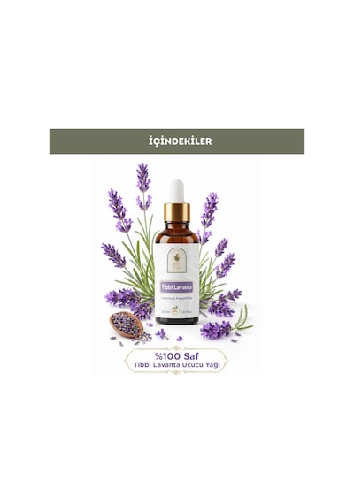 %100 Saf Lavanta Uçucu Yağı 10 Ml - Lavandula Angustifolia - Doğal Aromaterapi Ve Masaj Yağı 10 ML