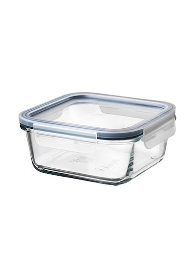 Ikea 365+ Cam Saklama Kabı Plastik Kapaklı Kare 600 ML