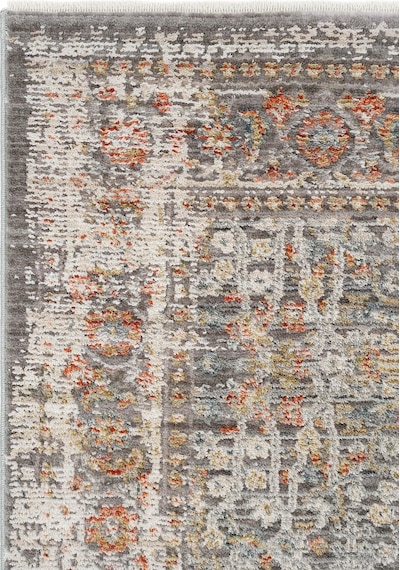 Cool Halı Hanedan Gri Halı Klasik Desen Modern Halısı Etnik Desenli Vintage Halı Dokuma Salon Halısı