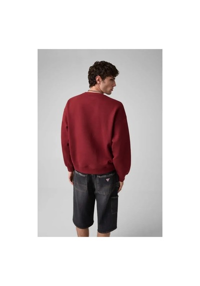 Guess Guess Jeans Erkek Sweatshirt M6bq07k5455 Kırmızı