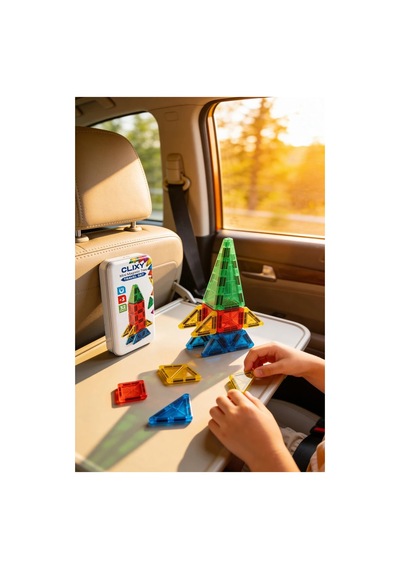 Ucuzuna Bak Mini Manyetik Bloklar  32 Parça Travel Set