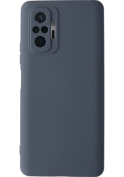 Xiaomi Redmi Note 10 Pro Uyumlu Kılıf Nano İçi Kadife Silikon - Gri