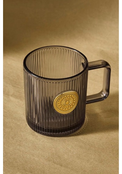 Karaca Madalyon Mug 340 Ml Gri