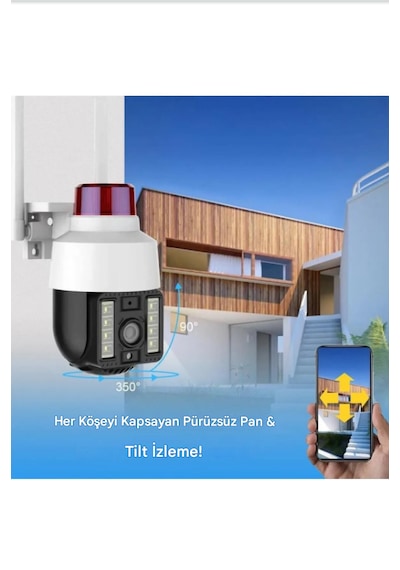 Wifi Ptz Kamera Açık Kamera Akıllı Ev 360 Otomatik İzleme