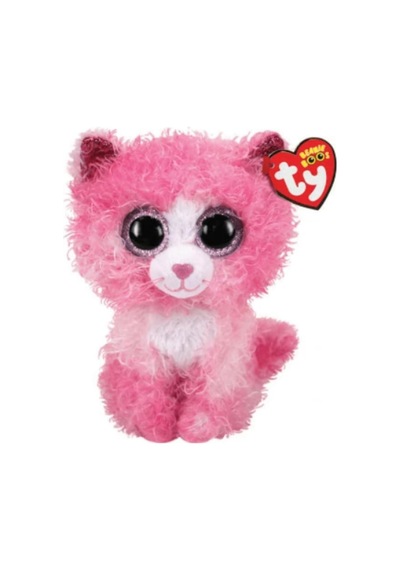Reagan Pembe Kıvırcık Saçlı Kedi 15 Cm Genel
