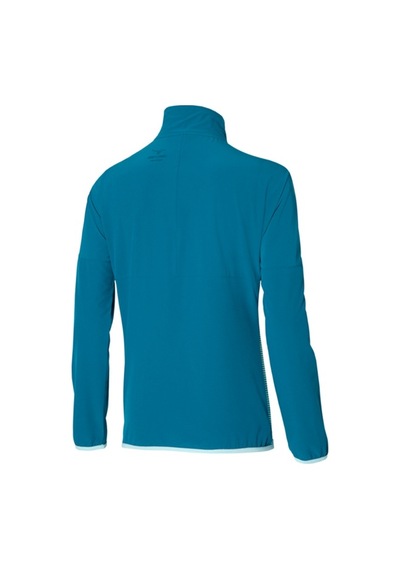Mizuno Charge Printed Jacket Erkek Yağmurluk Mavi