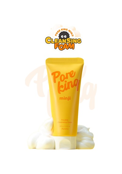Gözenek Arındıran&siyah Nokta Karşıtı Temizleme Köpüğü A'pıeu Pore King Minji Trouble Cleansing Foam