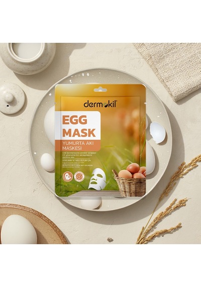Dermokil Yumurta Kağıt Yüz Maskesi Aknejenik Ve Yağlı Ciltler İçin 20 G X 5 Adet
