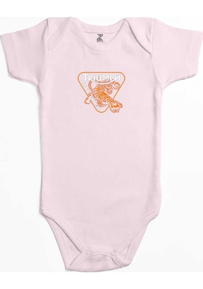 Zepplin Giyim Triumph Tiger Troop Pembe Bebek Body Zıbın