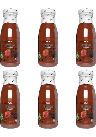 OG natural Organik Çilekli Limonata 6 x 250 ML