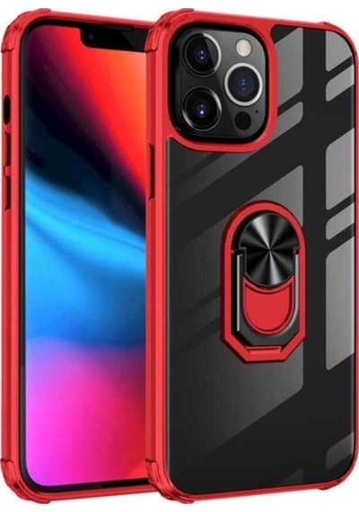 Apple Uyumlu iPhone 13 Pro Max Kılıf Zore Mola Kapak Kırmızı