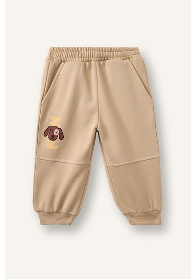 Defacto Jogger Fıt İnce Sweatshirt Kumaşı Pantolon Erkek Bebek I3829a526wnbg31 Bej-bg31