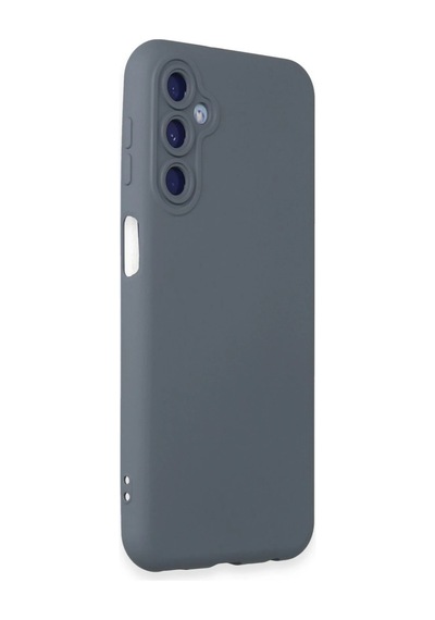 Uray Store Samsung Galaxy Uyumlu  M14 5g Kılıf Nano İçi Kadife Silikon - Gri