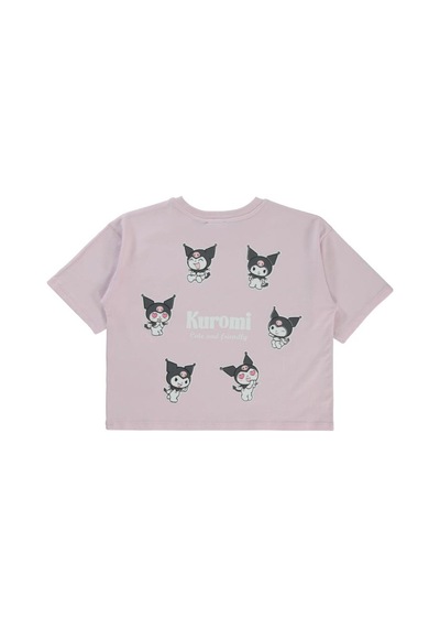 Kuromi 10-13 Yaş Tişört Açık Lila