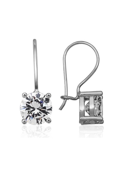 Gümüş Sallantılı Tek Taş Küpe Sl4045 Gümüş