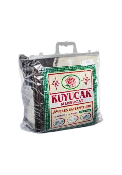Kuyucak Mensucat Çift Kişilik Peluş Battaniye 15737 Çok Renkli