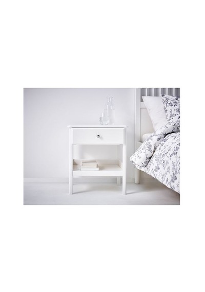 Ikea Tyssedal Komodin, Beyaz, 51x40 Cm