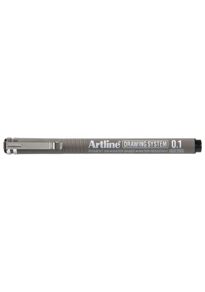 Artline Drawing System 0.1 Çizim Kalemi, 0.1 Mm, Siyah