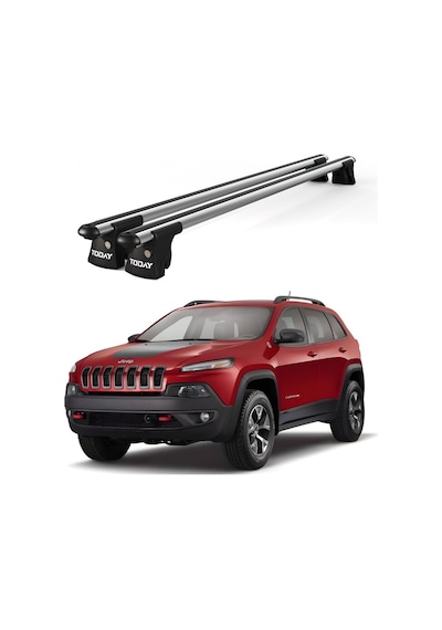 Trio-ı Jeep Cherokee 2014 Ve Üstü Uyumlu Kilitli Ara Atkı 135cm Port Bagaj Tavan Barı