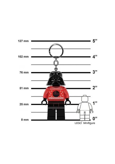 Lego Star Wars Ke173h Darth Vader Holiday Sweater Led Key Chain