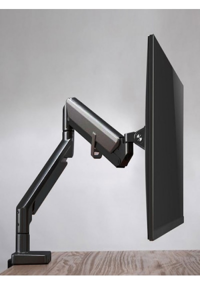Techly 17-32 Inç Monitörler Için Gazlı Yaylı Tekli Monitör Kolu Masa Üstü