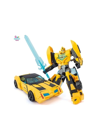 Transformer Metal Gövdeli Bumblebee Robota Dönüşen Araba Bumble Bee Bambıl Bi