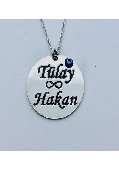 Gümüş Isimli Plaka Kolye 452694854