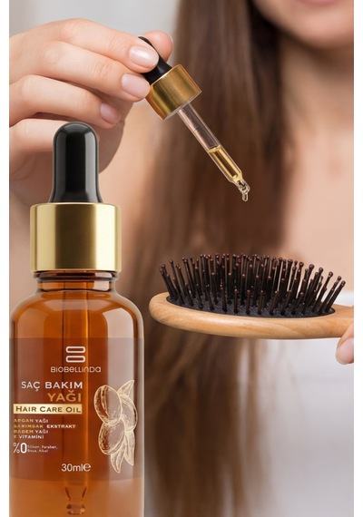 Doğal Bitki Özlü Saç Bakım Yağı 30 Ml 2'li Set