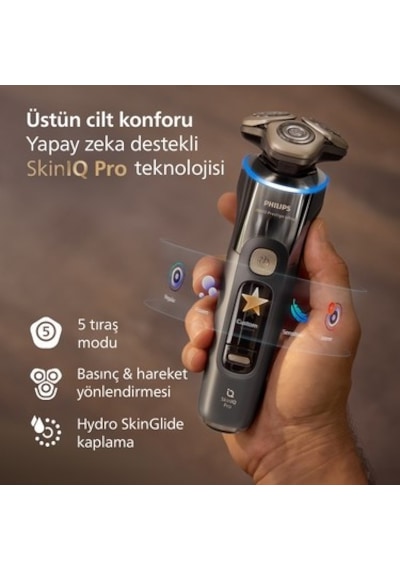 Ultra Skinıq Islak & Kuru Tıraş Makinesi, 360 Başlıklarla