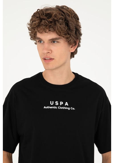 U.S. Polo Assn. Erkek Comfort Fit Bisiklet Yaka Siyah Tişört 50294322-VR046 U.S. Polo Assn. Erkek Comfort Fit Bisiklet Yaka Siyah Tişört 50294322-VR046
