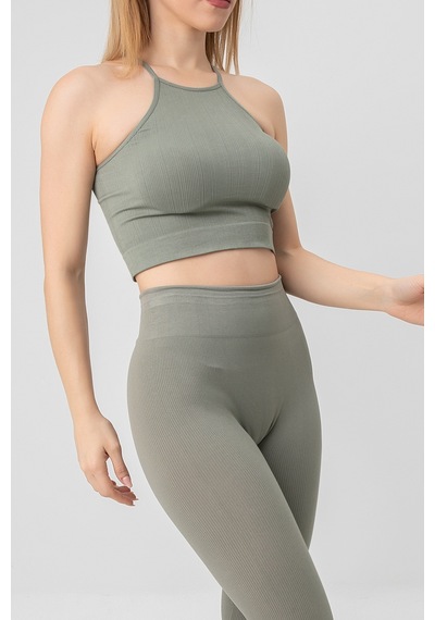 Doremi Seamless Örme Halter Yaka Büstiyer 001