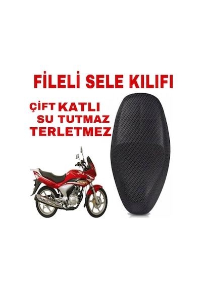 Honda Cbf 150 Motosiklet Sele Koltuk Kılıfı 3D Çift Katlı File (541105336)