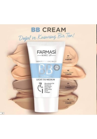 Farmasi Açıktan Ortaya 02 BB Krem 50 ML