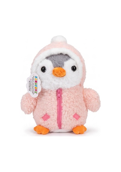 12432 Küçük Boy Fermuarlı Pelikan Peluş 35cm Peluş Çok Renkli