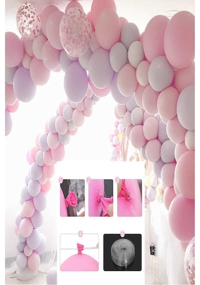 Plastik Balon Zinciri Aparatı 5 Metre 1 Adet Diğer