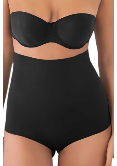 Uniquetrenders Kadın Lazer Kesim Ve Toparlayıcı Yüksek Bel Slip Korse 2'li Set Siyah - Ten Rengi