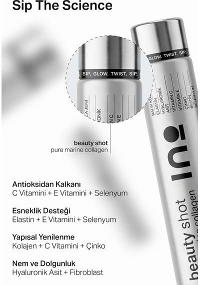 Ino Beauty Shot Pure Marine Collagen 14 Shot 40 Ml