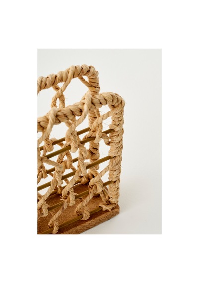 Bella Maison Sierra Peçetelik Naturel 17x4,5x16 Cm Naturel