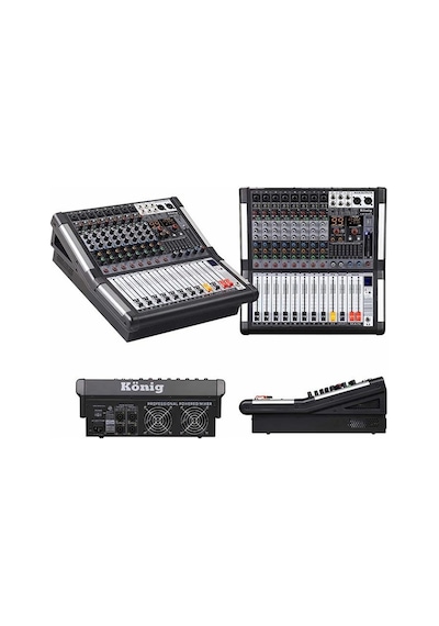König K-8-p800fx 8 Kanal Power Mikser Anfi 2x500 Watt