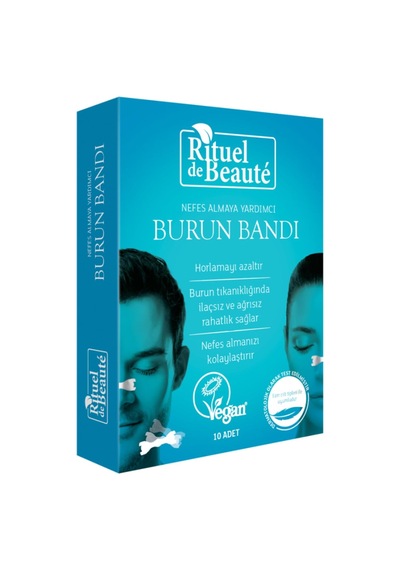 Horlama Önleyici Burun Bandı 4 Kutu 40 Adet , Standart, 291587428, Beyaz