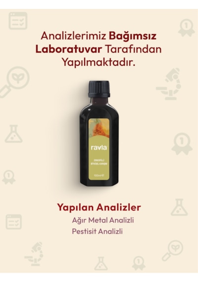 Ravla Zencefilli Bitkisel Karışım - 100ml